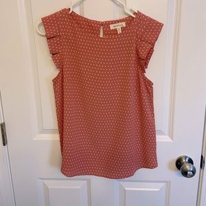 Sleeveless Mauve Top